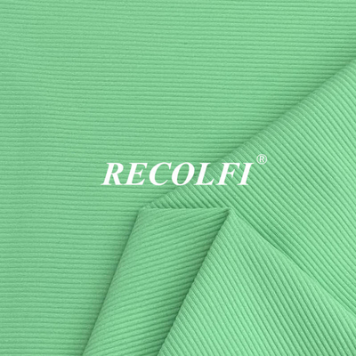 Eco Rib Recycled Activewear Knit Fabric Digital Print Leggings Yoga Wear