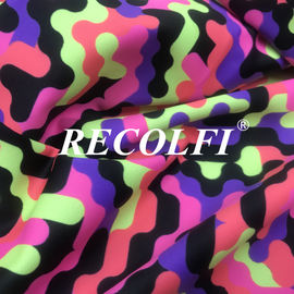 Neon Bright Fluo Colors Repreve Swimwear Fabric For Melbourne Tankini Bikini Tops