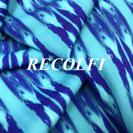 Printing Color Warp Knitted Fabric , Yoga Pants Material Premium Stretch Fiber