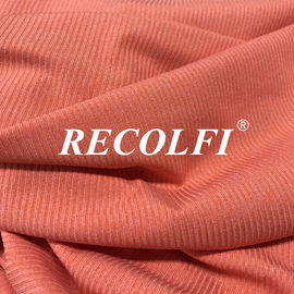 Custom Color Ribbed Swimsuit Fabric , Eco Friendly Fabric 72% Nylon + 28% Spandex