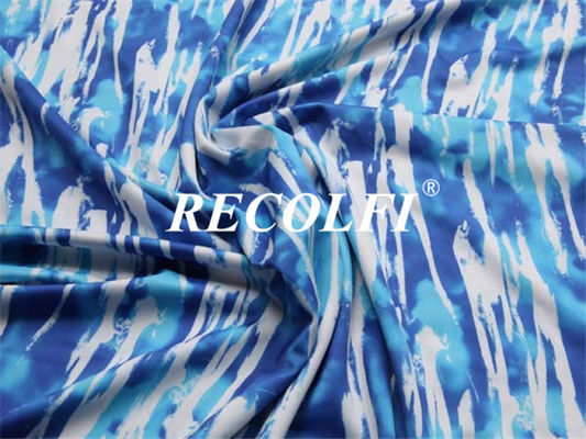 Ocean Recycled Jersey Cloth Material Customized Digital Printed