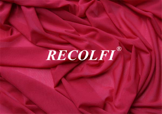 Breathable Solid Matte Mesh Fabric Activewear Made From Recycled Plastic