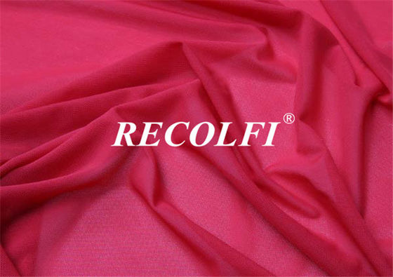 Breathable Solid Matte Mesh Fabric Activewear Made From Recycled Plastic