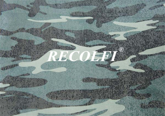 High Resiliency Camouflage Printing Fabric Made From Recycled Plastic