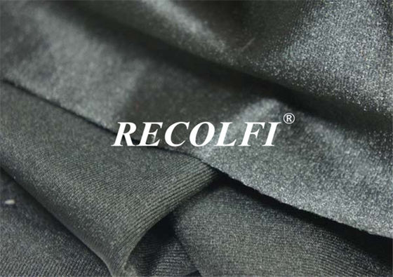 Metallic Grey Silk Glossy Spandex Workout Leggings Functional Cooling Sustainable