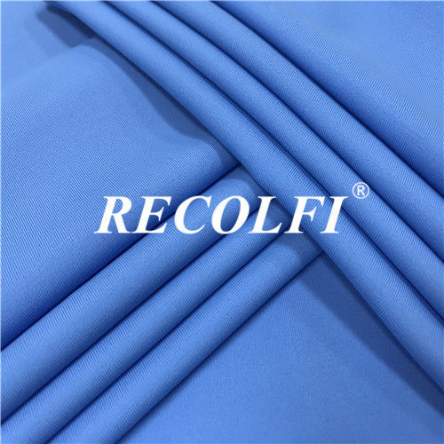Italian Warp Knitting Recycled Spandex Fabric With High Colorfastness