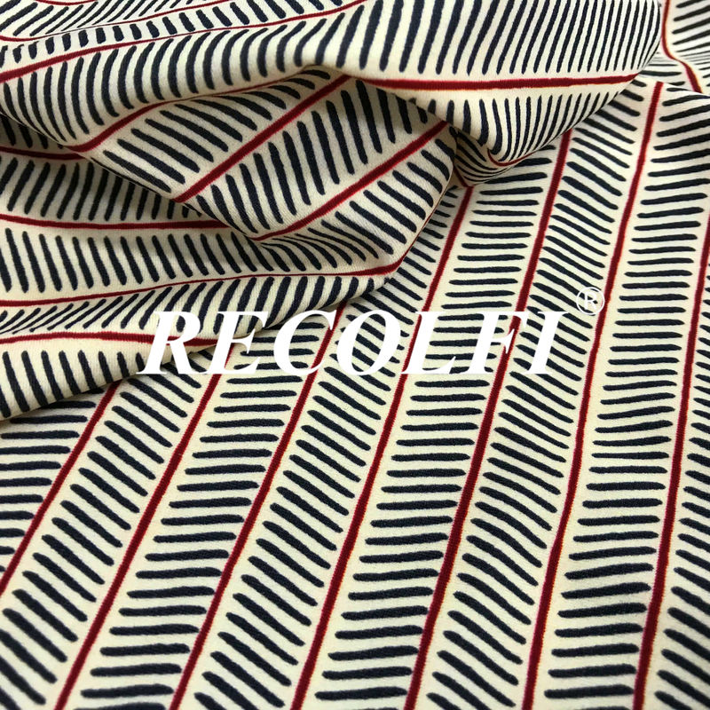 152CM 165GSM Recycled Spandex Fabric Environmentally Friendly For Swimsuit