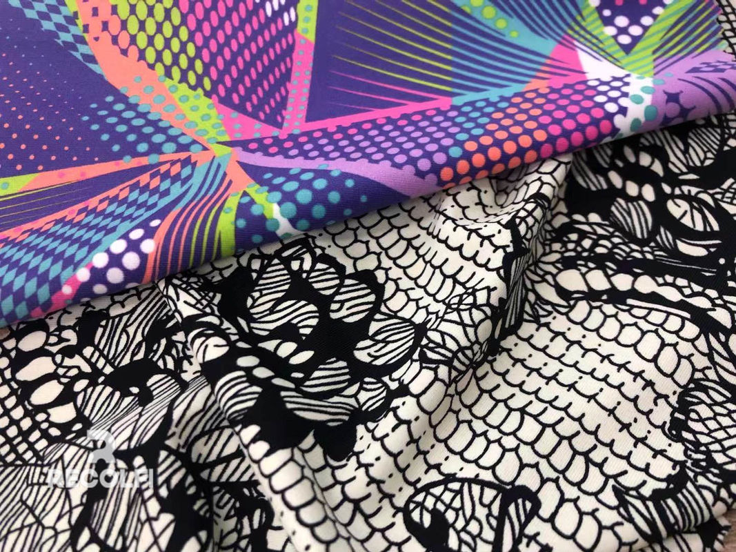 High Speed Bikini Recycled Swimwear Fabrics Custom Digital Printing